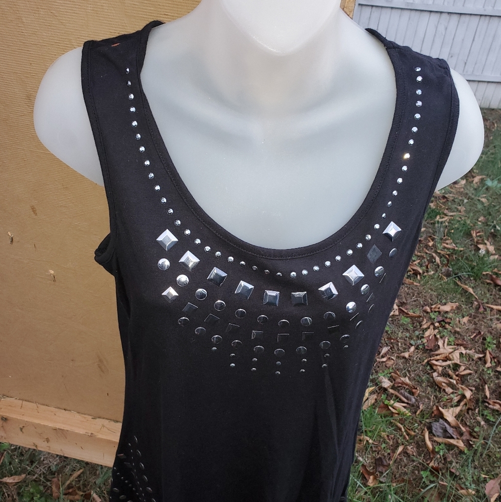 Black dress tank